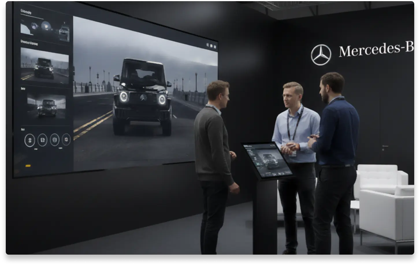 Trade fair booth experience