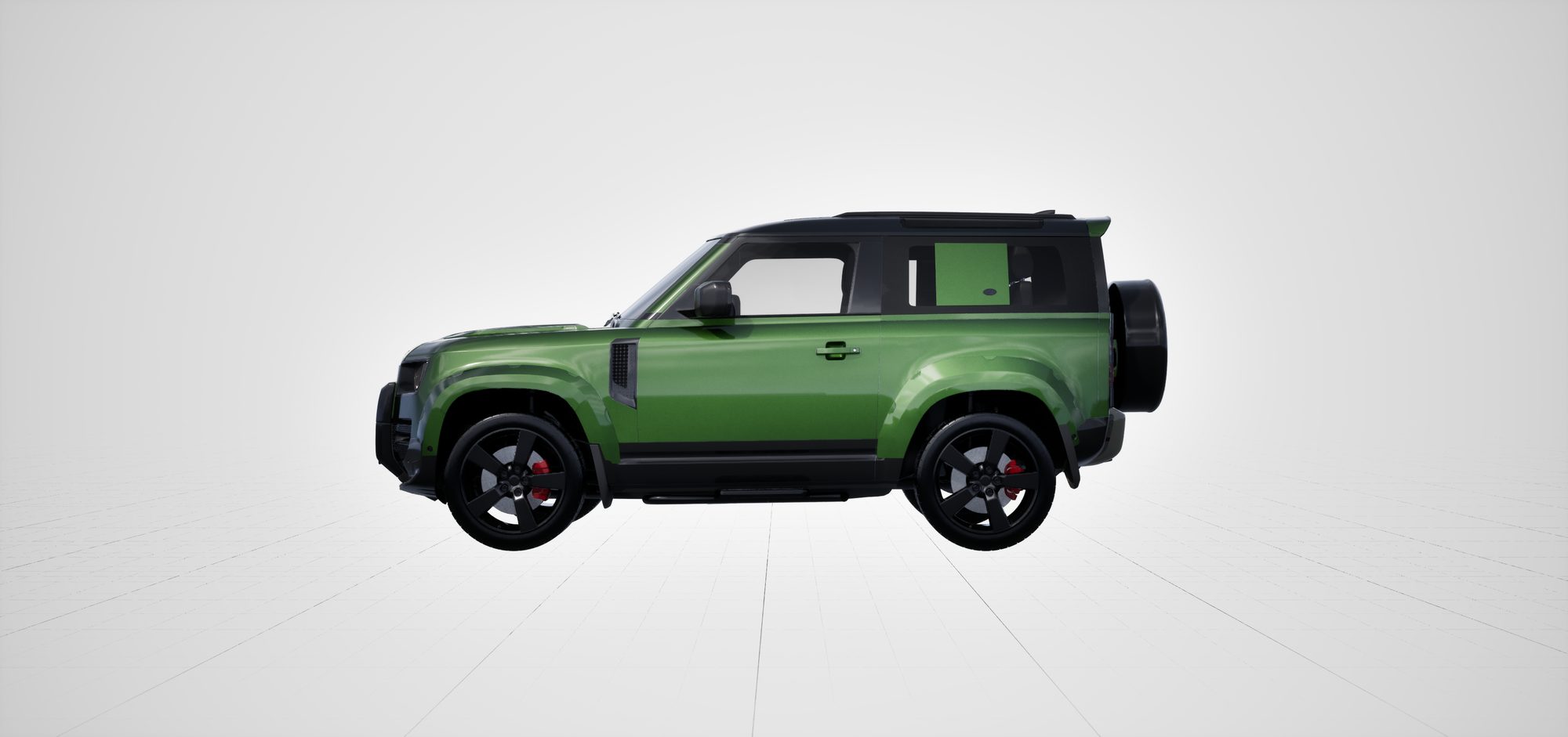 Defender configured in the Spaces studio