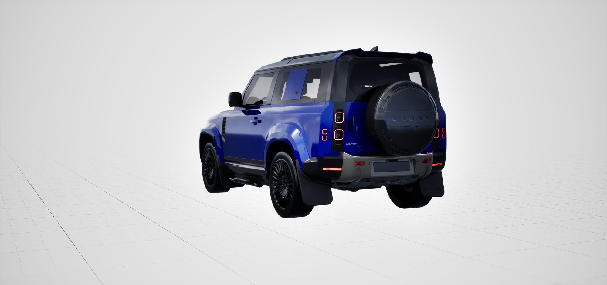 Urban Automotive vehicle configured in Spaces