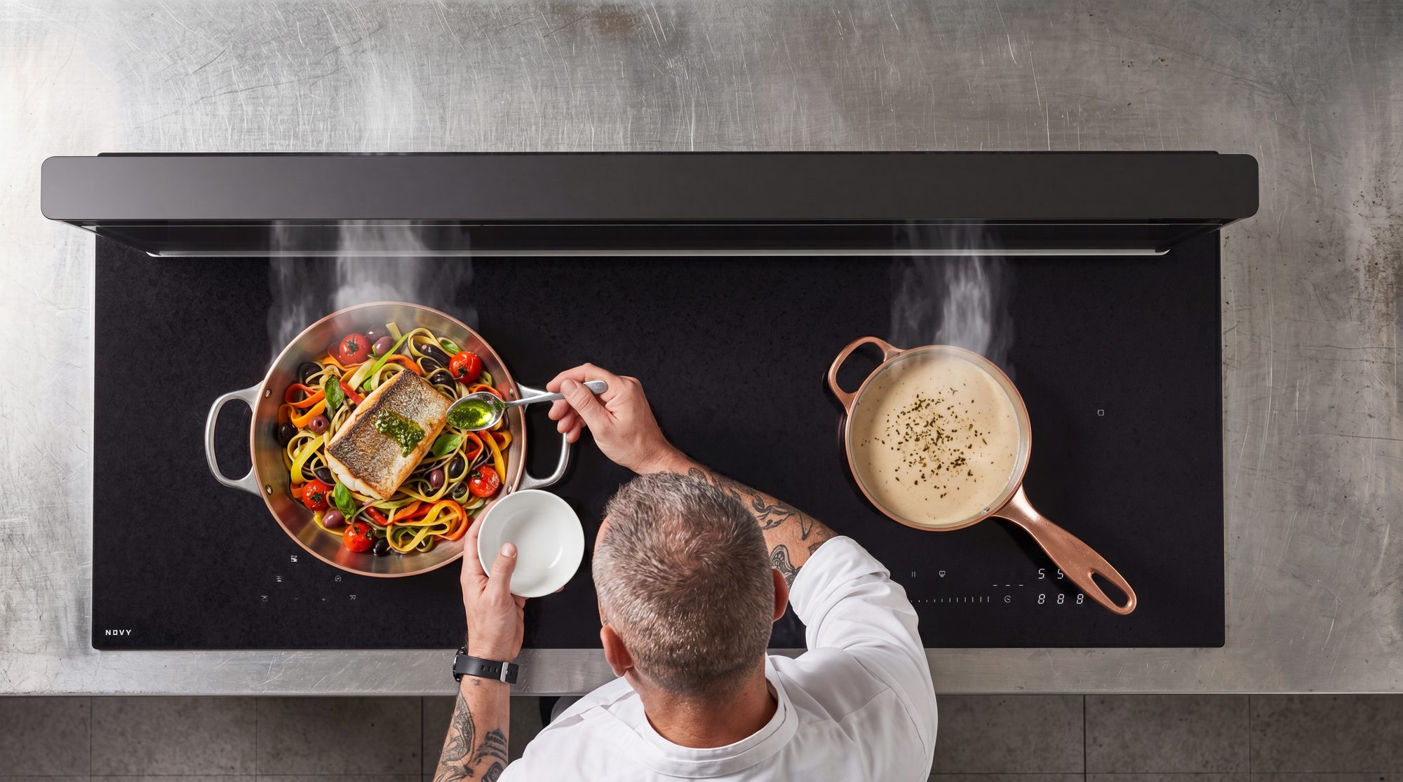 Novy cooktop, generated in Spaces