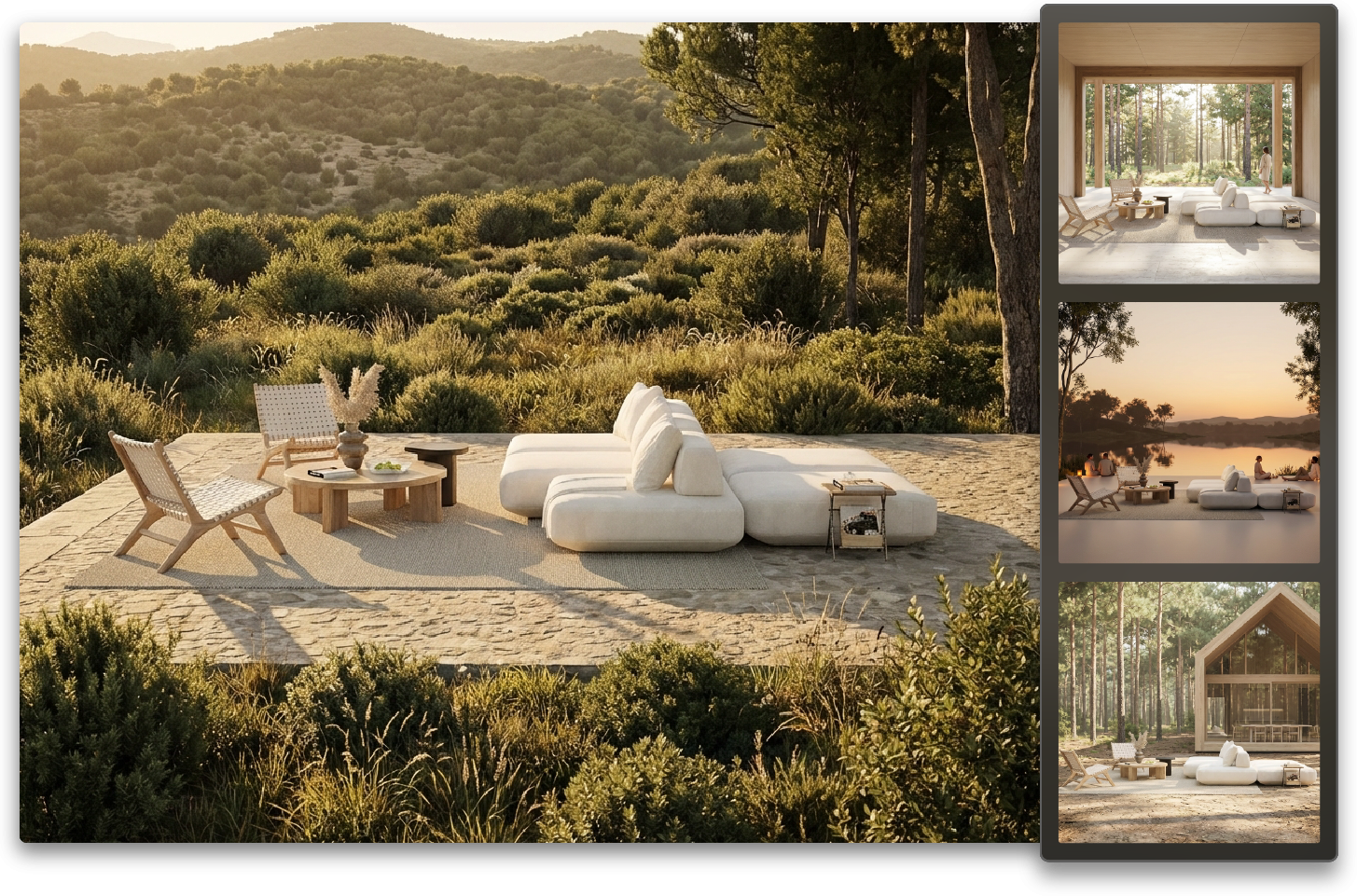 Generate Outdoor scenes with AI